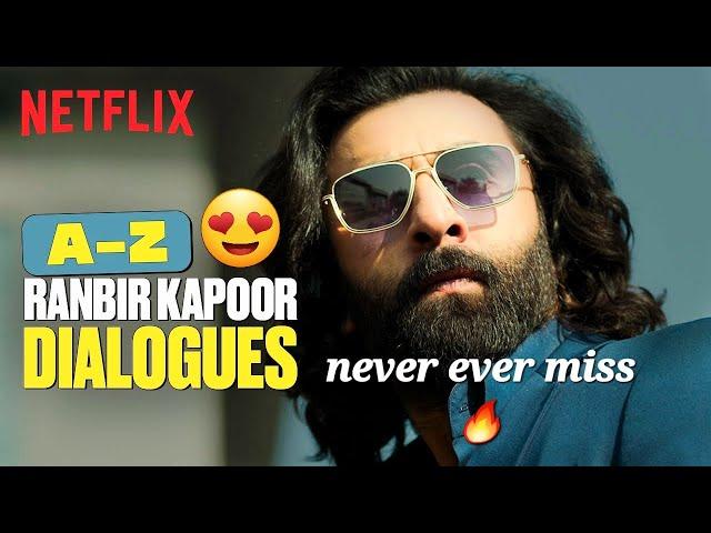 Ranbir kapoor | Showing His ICONIC Dailogues