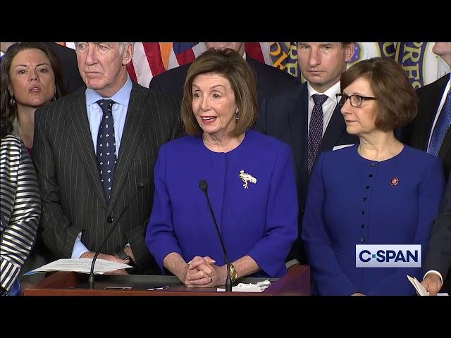 Speaker Pelosi announces USMCA Trade Agreement