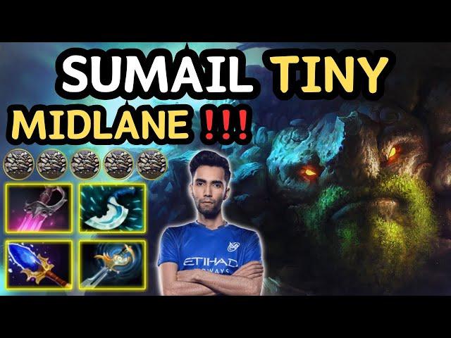  SUMAIL TINY Midlane Highlights 7.35b  Khanda Build From SUMAIL - Dota 2