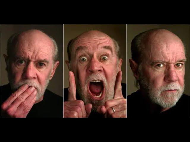 GEORGE CARLIN -- THINK HOW STUPID THE AVERAGE PERSON IS HALF ARE STUPIDER THAN THAT. GEORGE CARLIN