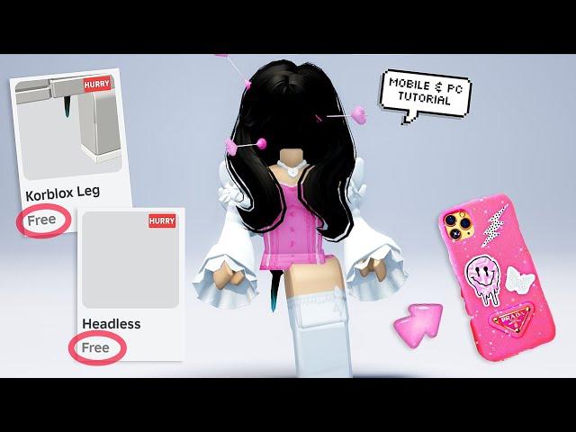 HOW TO GET FREE KORBLOX AND HEADLESS IN 2024! (MOBILE & PC TUTORIAL)