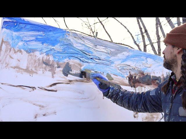 Plein Air Painting: Turner Vinson - Early Spring - Montana