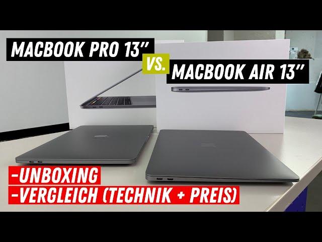 2020 MacBook Pro 13 Zoll VS. Air 13 Zoll im Vergleich | Preis, Technik und Konfiguration