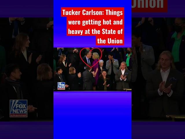 Tucker roasts ‘steamy’ smooch between Jill Biden & Doug Emhoff #shorts