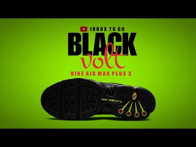 BLACK VOLT 2023 Nike Air Max Plus 3 DETAILED LOOK + PRICE