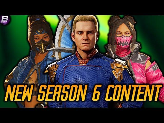 Mortal Kombat 1 EVERYTHING NEW In Season 6/Homelander Update (New Kitana and Mileena Skins)