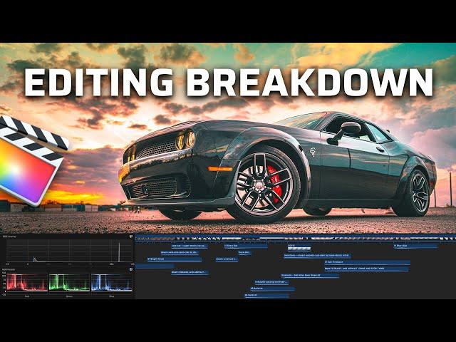 EDITING BREAKDOWN OF A CINEMATIC CAR COMMERCIAL | FINAL CUT PRO X