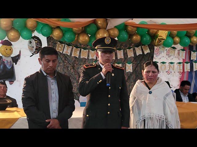 Celebración de Grado Soldado. Alex Bladimir Bonilla Cocha Saquisili Cotopaxi 2024