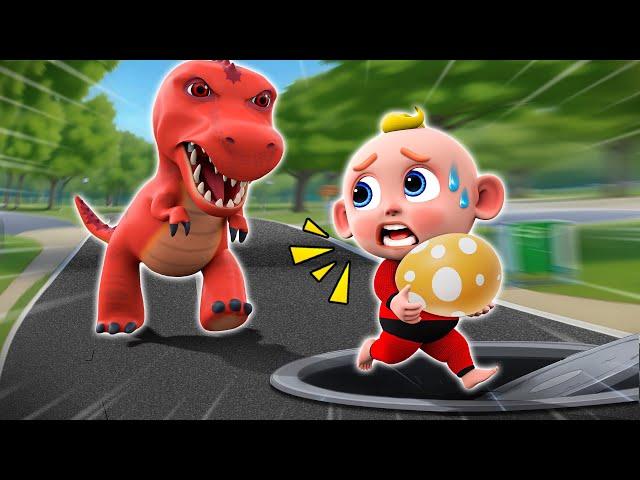 T-rex is Coming !  | Big Dinosaur Song | NEW Nursery Rhymes & Cartoon For Kids