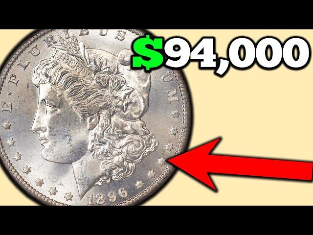 SUPER RARE SILVER MORGAN DOLLAR COINS FROM 1896!!