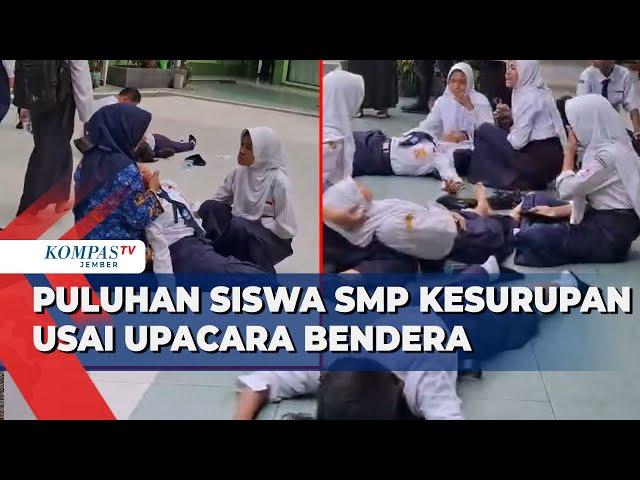 Siswa SMPN 4 Jember Kesurupan Usai Upacara, 32 Siswa Terkena Dampaknya