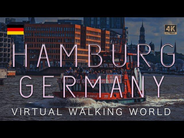 HAMBURG. GERMANY - Boat Trip by route #62/Virtual Walking World present (ASMR)