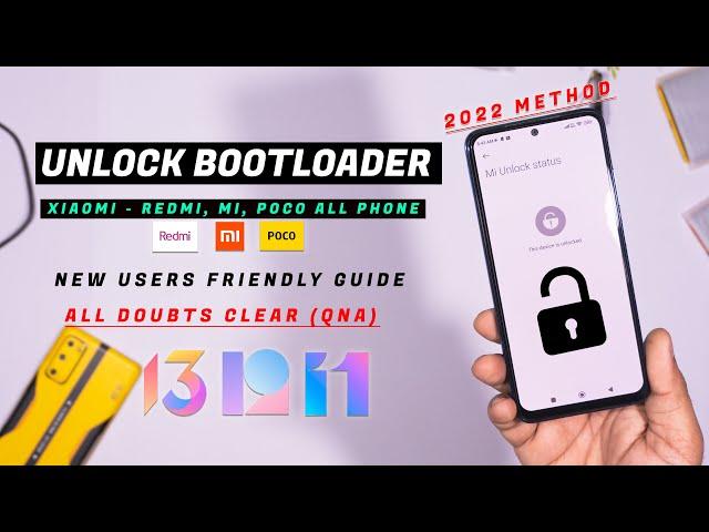 How to Unlock Bootloader in Any Xiaomi Redmi Poco Smartphone 2022 method, QnA, Noob friendly | HINDI