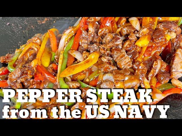 Easy Pepper Steak on the Griddle