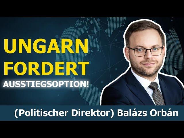 Keine NATO-Truppen in der Ukraine | Ungarns politischer Direktor Balázs Orbán