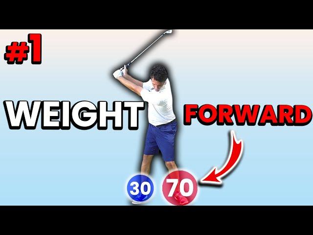 Keep Your WEIGHT FORWARD in the Golf Swing - The #1 Key to Playing Great Golf