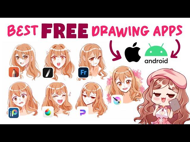 FREE Drawing Apps you SHOULD HAVE on your IPAD or ANDROID tablet