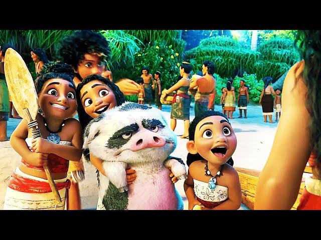 Funny Pua & Heihei Scene | MOANA 2 (2024) Movie CLIP HD