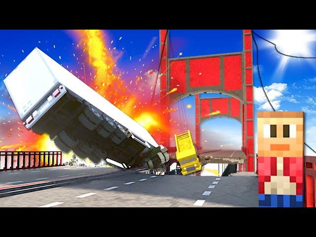 I CUT A BRIDGE IN HALF WITH A METEOR.. (Teardown Multiplayer)