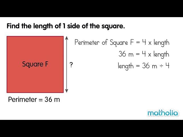 Perimeter and Length of a Square