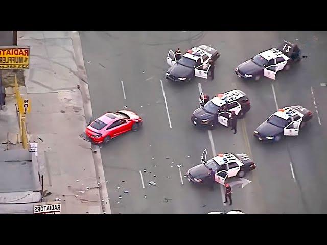 Craziest Helicopter Police Chases Caught on Camera