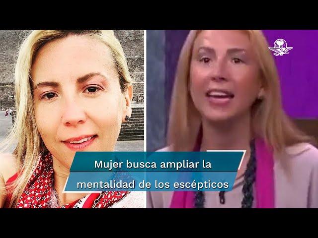 Ella es Mafe Walker, la mujer que asegura hablar en "alienígena"