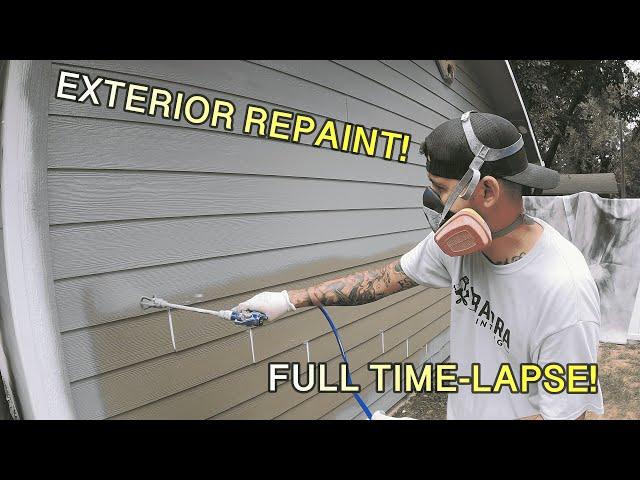 Exterior House Painting Full Time-lapse