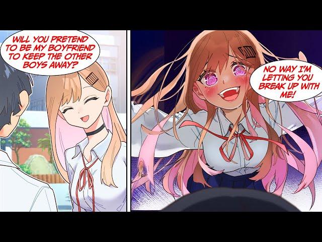 [Manga Dub] The class president asked me to pretend to be her boyfriend, but she was a YANDERE...!?