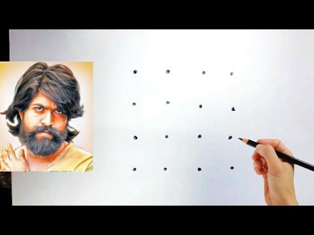 KGF 2 drawing // Rocking Star Yash KGF Drawing // KGF 2 Movie Yash