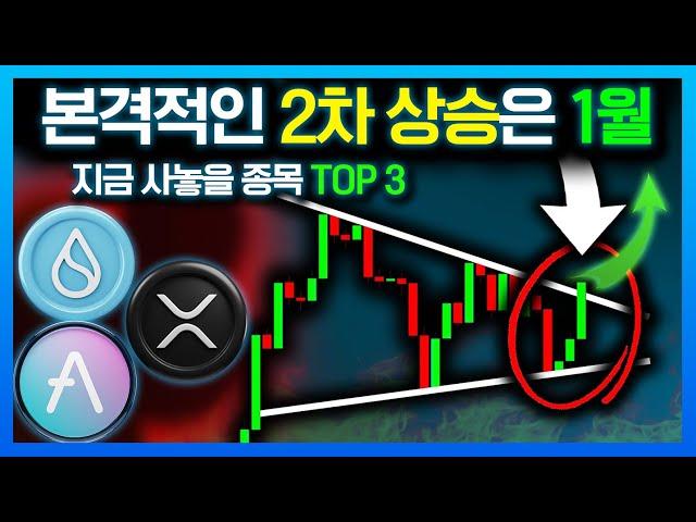 1월달에 본격적인 2차 상승 나옵니다..! (#수이 #리플 #에이브 비트코인 알트코인 도지코인 트럼프 조정 도지코인 월드 리버티 파이낸셜)