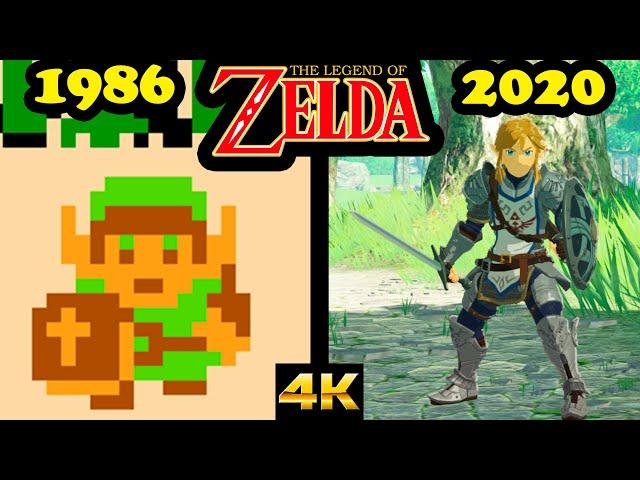 Evolution of The Legend of Zelda games(1986-2020)