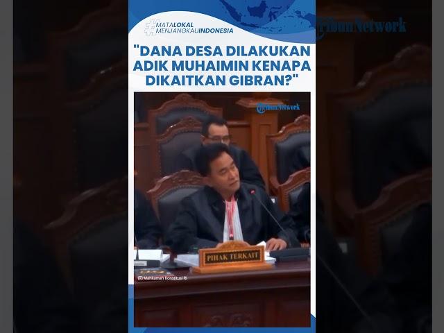 Yusril Balas Kubu 03 yang Sebut Kemenangan 02 Dipengaruhi Dana Desa: Itu Dilakukan Adik Muhaimin