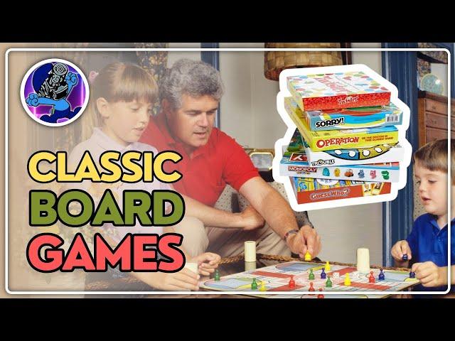 Nostalgic Board Games of The '70s, '80s, and '90s