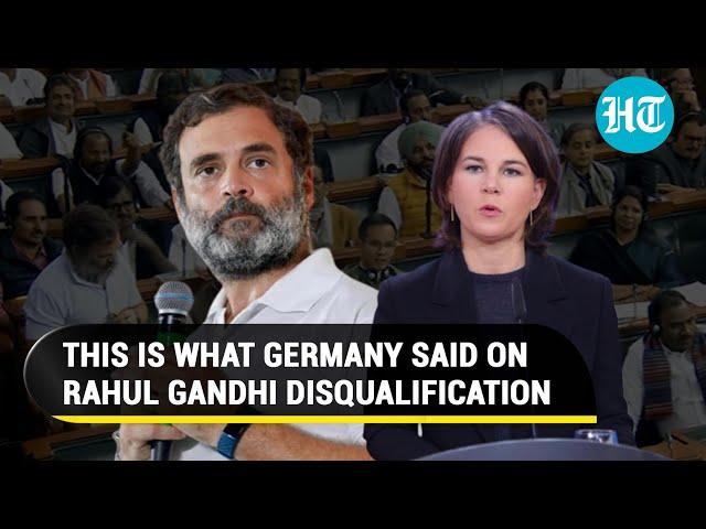 Germany lectures India on Rahul Gandhi's case; 'Standards Of Judicial Independence...' | Watch