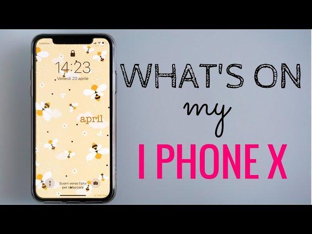 WHAT'S ON MY IPHONE X | NurseLinda87