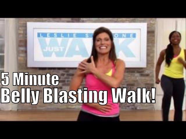 5 Minute Belly Blasting Walk!