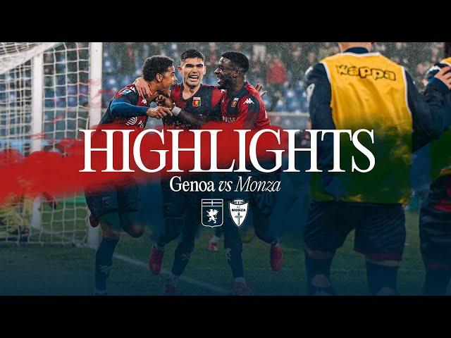 GENOA 2-0 MONZA | HIGHLIGHTS | SERIE A ENILIVE 24/25