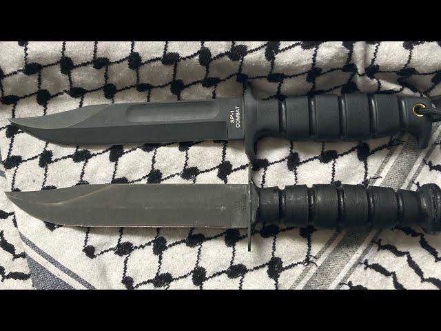 Ontario Knife Company: 8180 498 Verses 8679 Sp-1 Marine Combat Knives