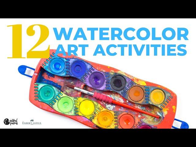 12 Awesome Watercolor Art Activities for Kids of All Ages!