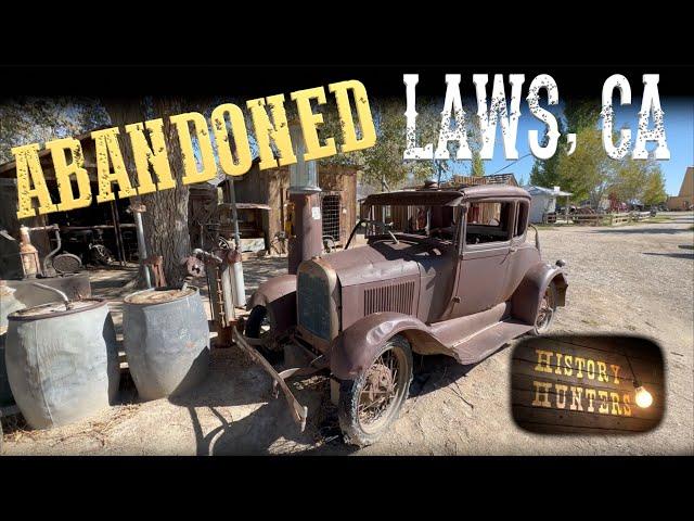 Abandoned town of Laws, California & its Railroad near Bishop