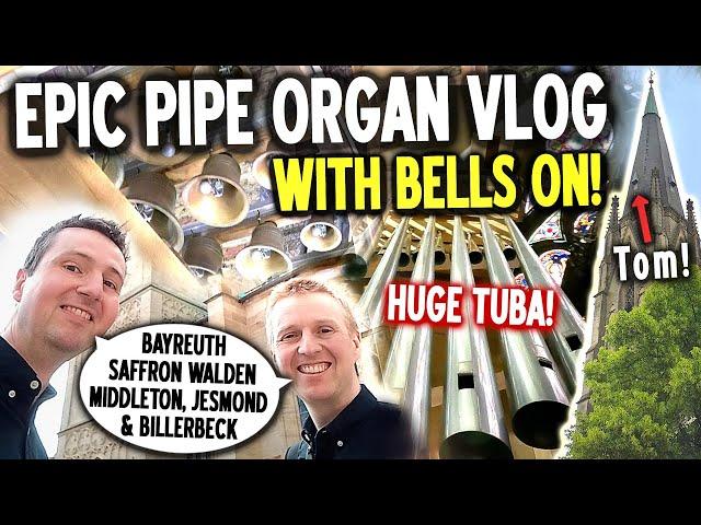 EPIC PIPE ORGAN VLOG WITH BELLS ON - SCOTT BROTHERS DUO ON TOUR (BAYREUTH, BILLERBECK and MORE!)