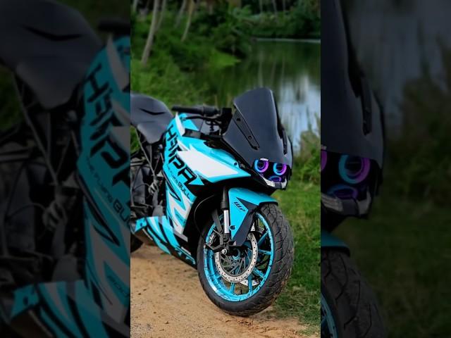 RGB ring light for RC 200  Ktm modified  #rc200 #rgb #ytshorts #shorts #viralshorts