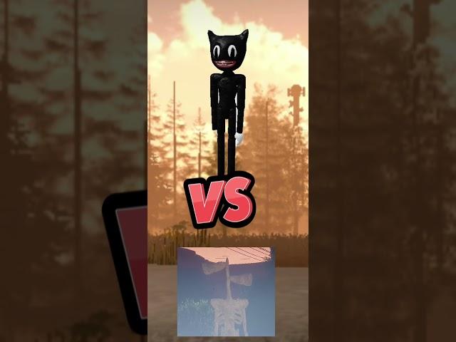 Siren head VS Cartoon Cat #battle #cartooncat #sirenhead #trending