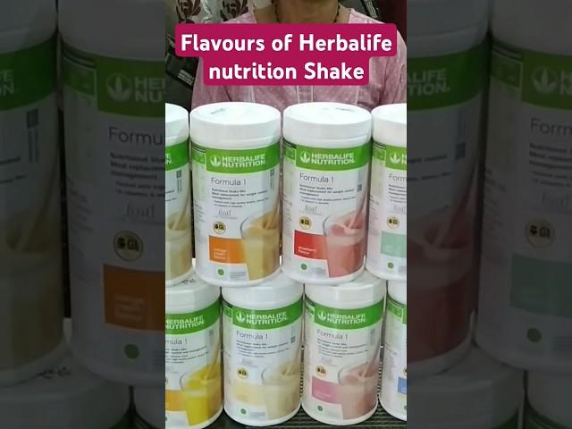 Flavours of Herbalife Nutrition shake #herbalife #fattofit #weightlossjourney