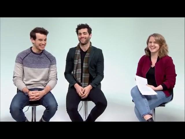 Shadowhunters Matt Daddario & Alberto Rosende interview w Entertainment Weekly TV