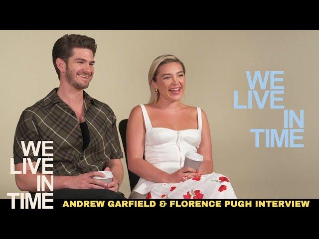 We Live in Time Interview -Andrew Garfield and Florence Pugh