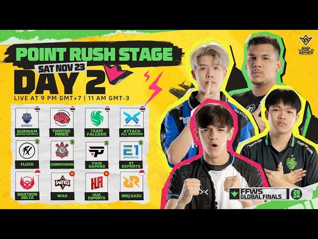 [EN] FFWS Global Finals 2024 | Point Rush Stage Day 2