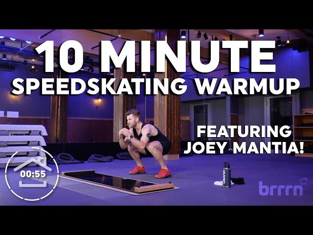 10 Minute Speedskating Warmup w/ Olympian Joey Mantia