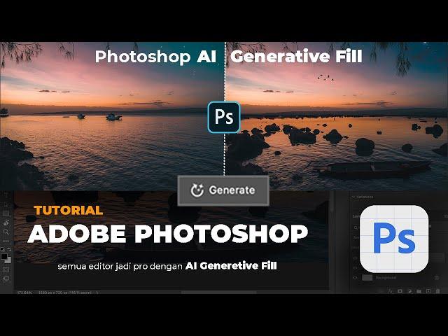 WAJIB COBA!! Adobe Photoshop + AI Generative Fill - Ngedit Foto Jadi Makin Cepat