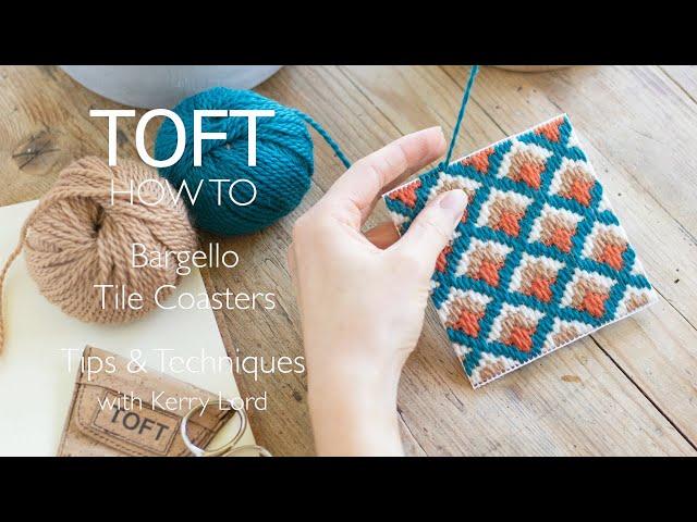 How To: Bargello Tile Coasters